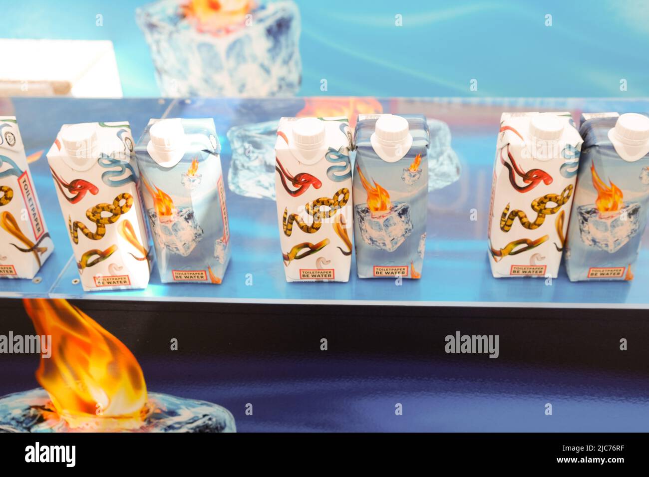 Toilet Paper by Maurizio Cattelan at Superstudio during Milano Design