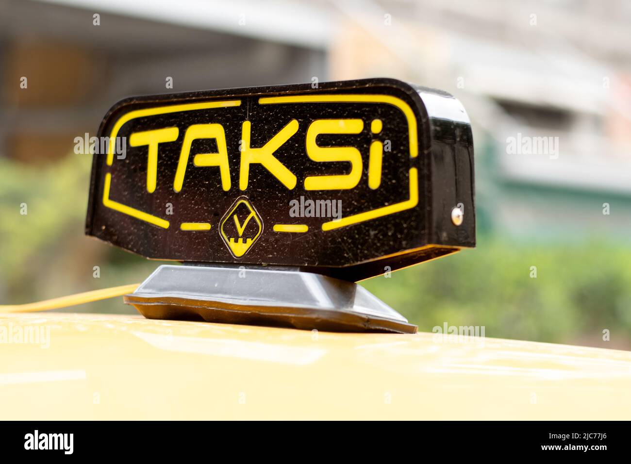 Taksi taxi sign, Istanbul, Turkey Stock Photo