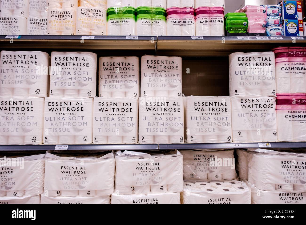 Waitrose bathroom tissue hi-res stock photography and images - Alamy