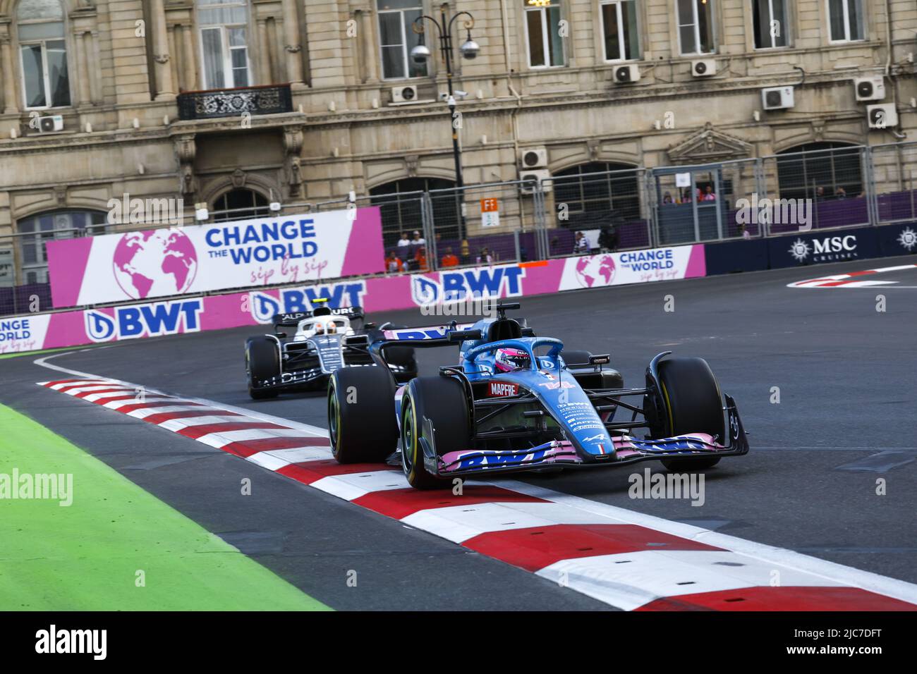 Baku, Azerbaijan. 10th June, 2022. 14 ALONSO Fernando (spa), Alpine F1