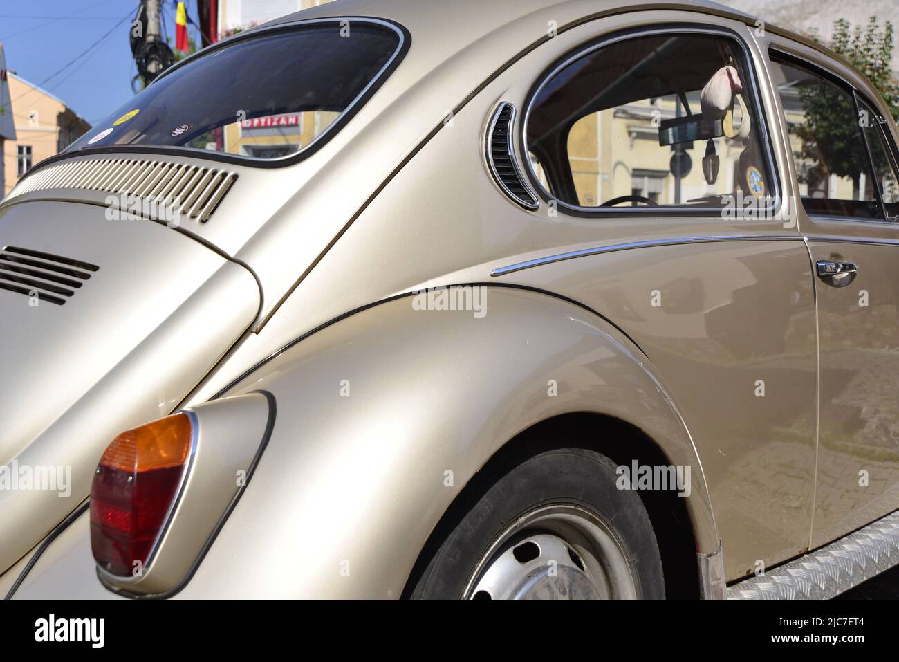 VW Beetle classic car Stock Photo