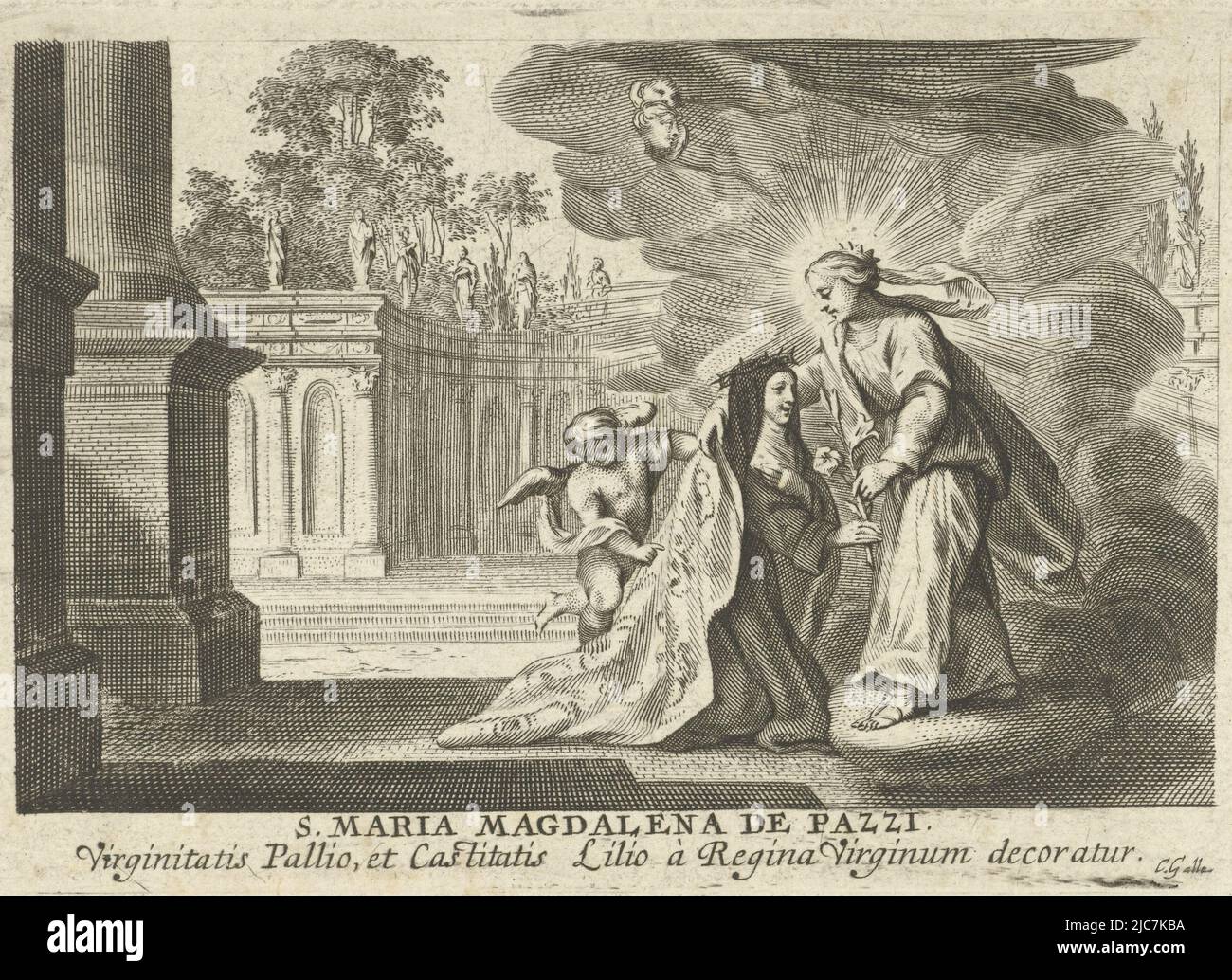 Mary presents mary magdalene de pazzi hi-res stock photography and ...