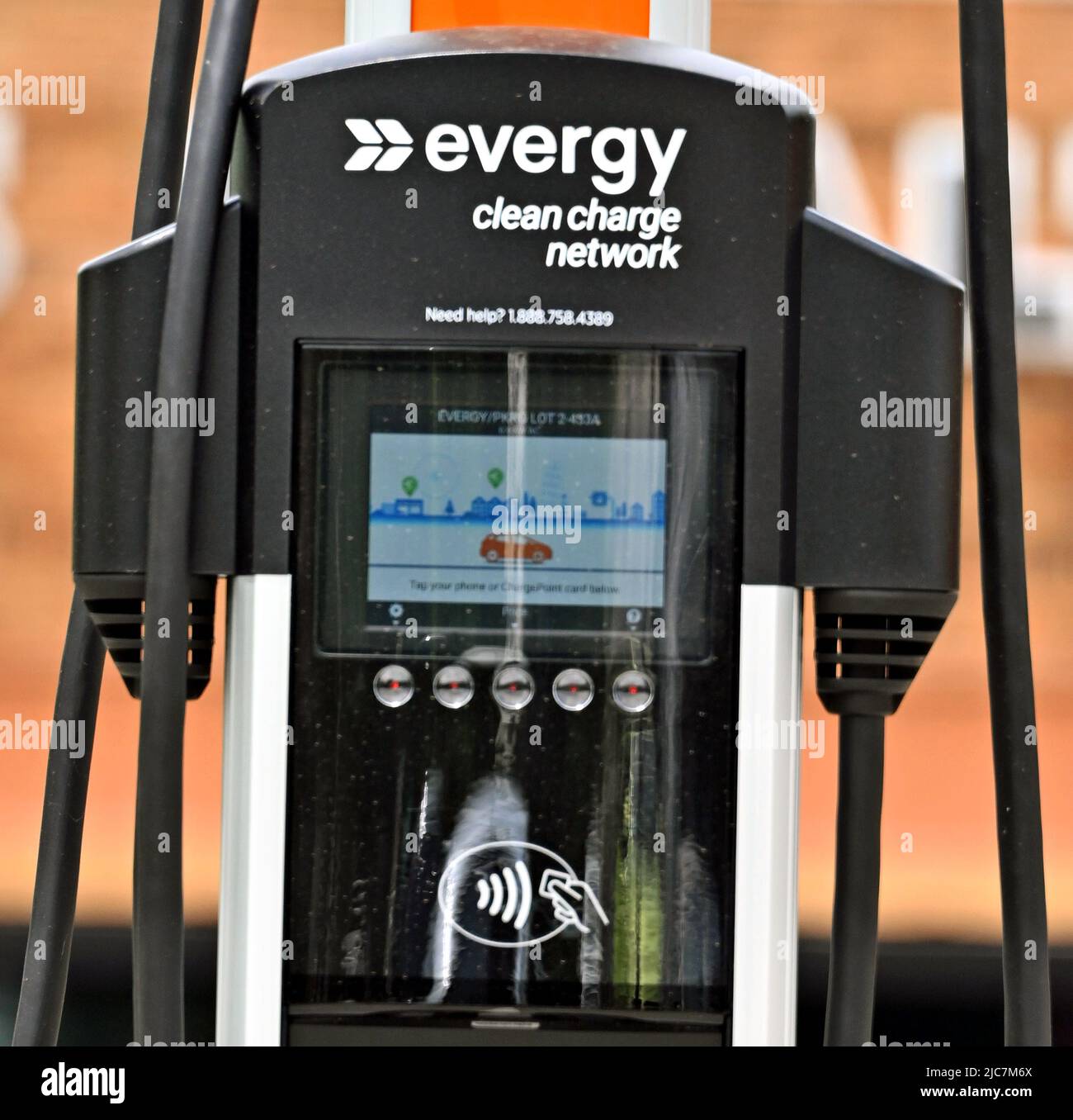 Emporia, KS, USA. 10th June, 2022. Newly installed this week by Evergy