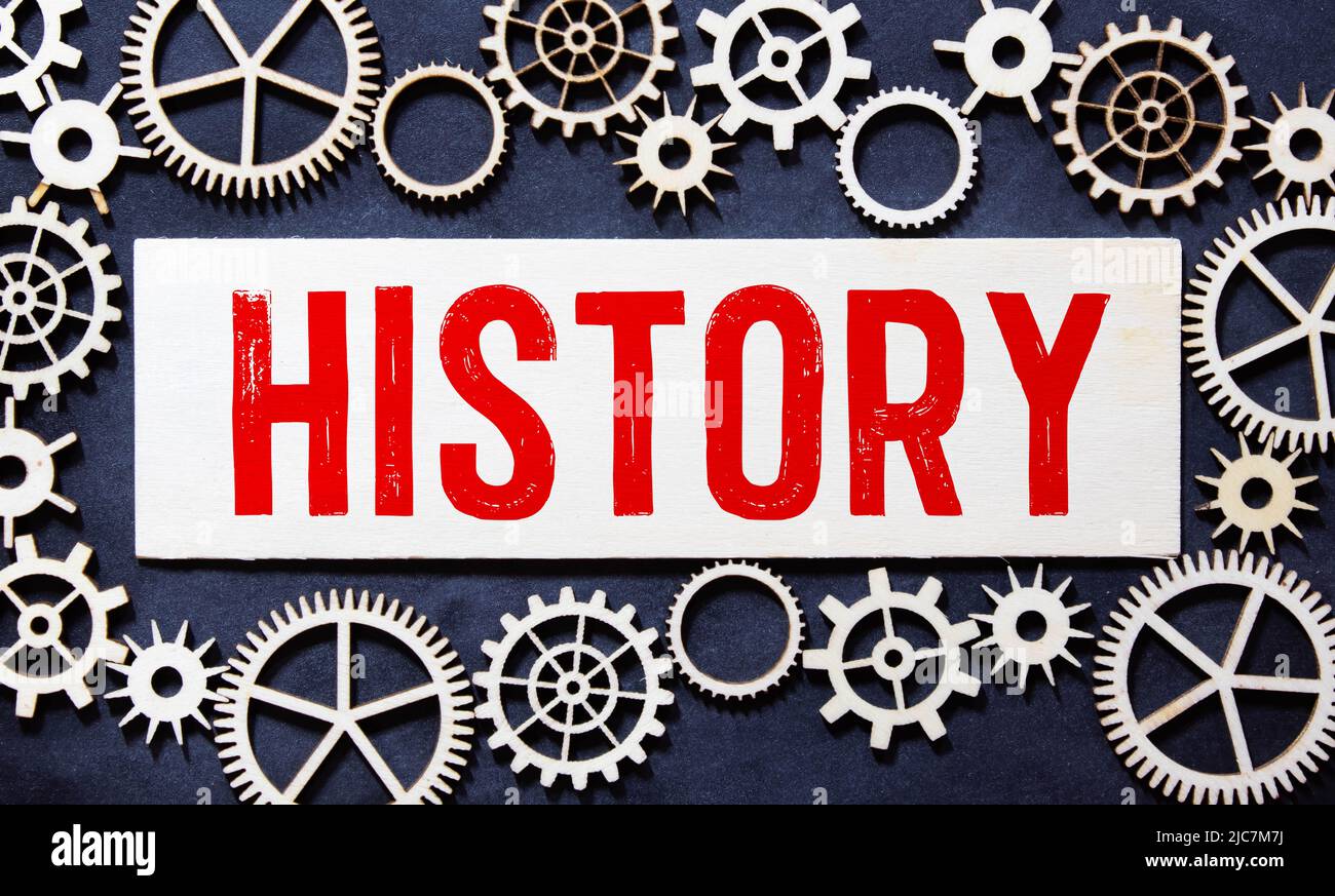 HISTORY word made with building blocks Stock Photo Alamy