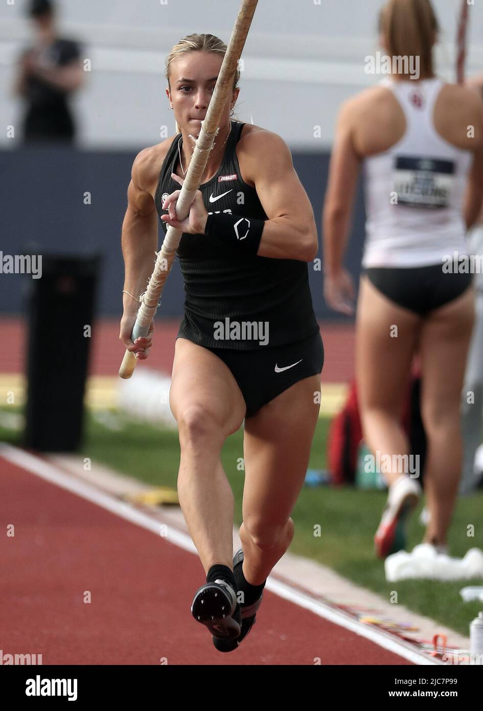 Hayward Field, Eugene, OR, USA. 9th June, 2022. Amanda Fassold of