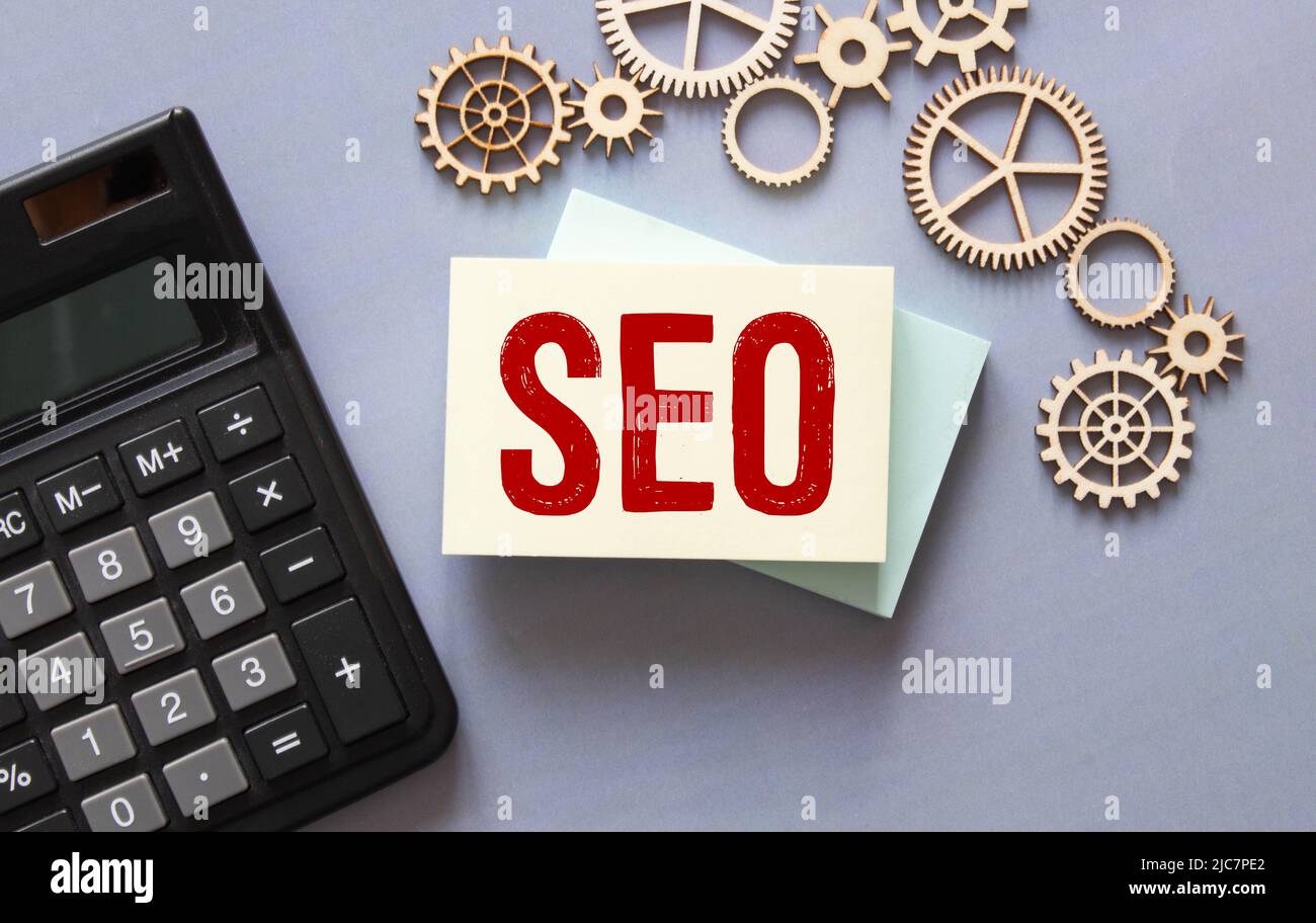 Seo Strategy. Search Engine Optimization For Internet Content. Stock Photo