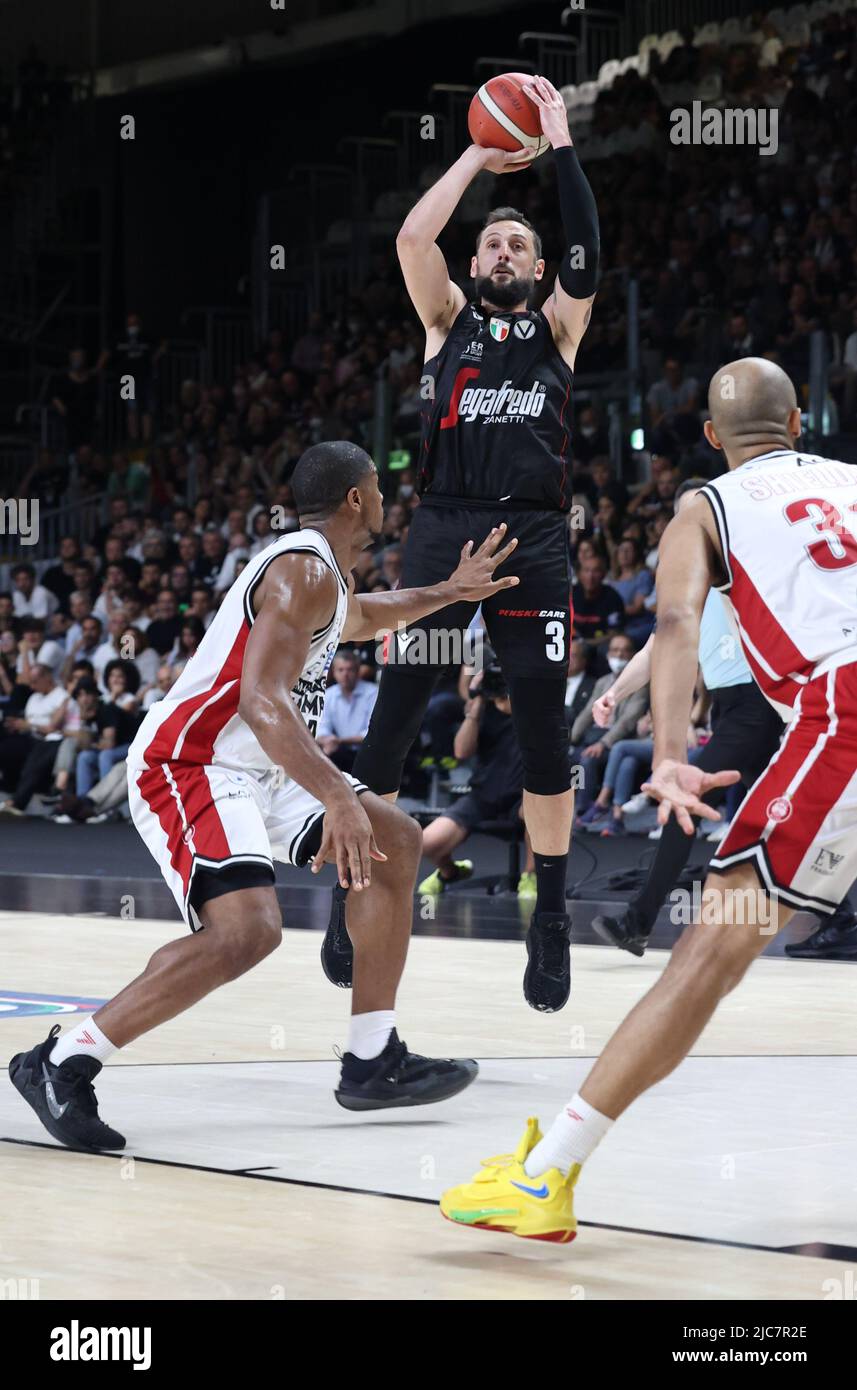 June 10, 2022, Bologna, Italy Marco Belinelli (Segafredo Virtus