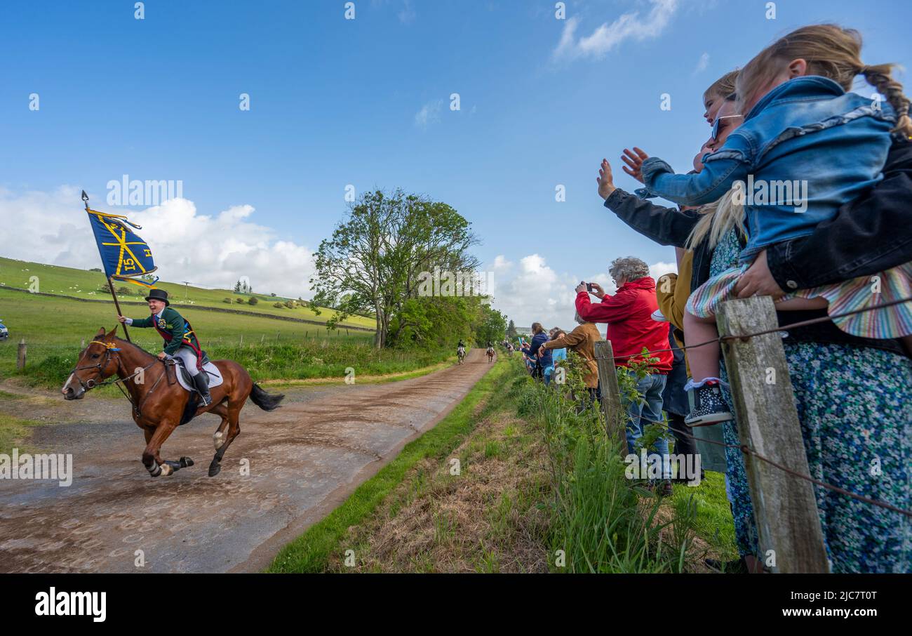 Hawick, Scottish Borders, UK. 10th June, 2022. UK. UK Scotland news ...
