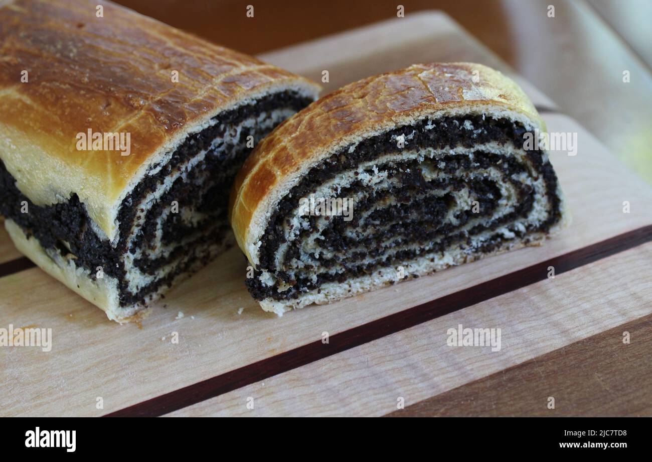 A Traditional Hungarian Poppyseed Beigli Roll Stock Photo - Alamy