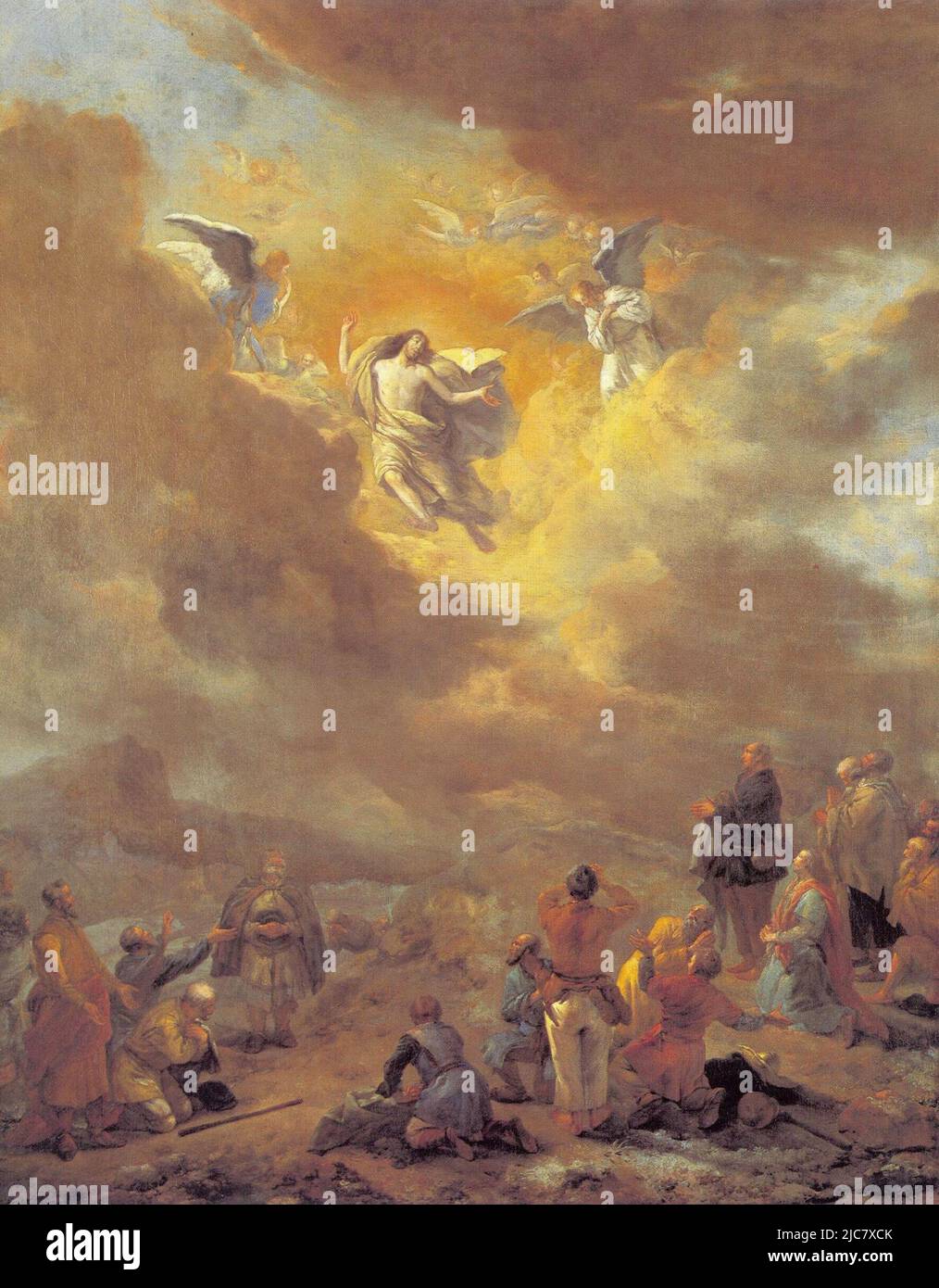 The Ascension by Philips Wouwerman  (1619–1668) Stock Photo