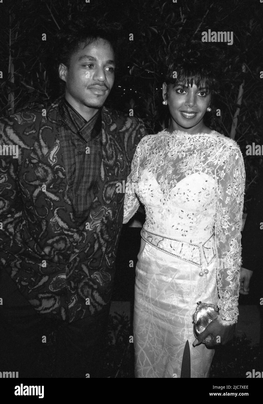 Marlon Jackson and wife Carol Circa 1980's Credit Ralph Dominguez