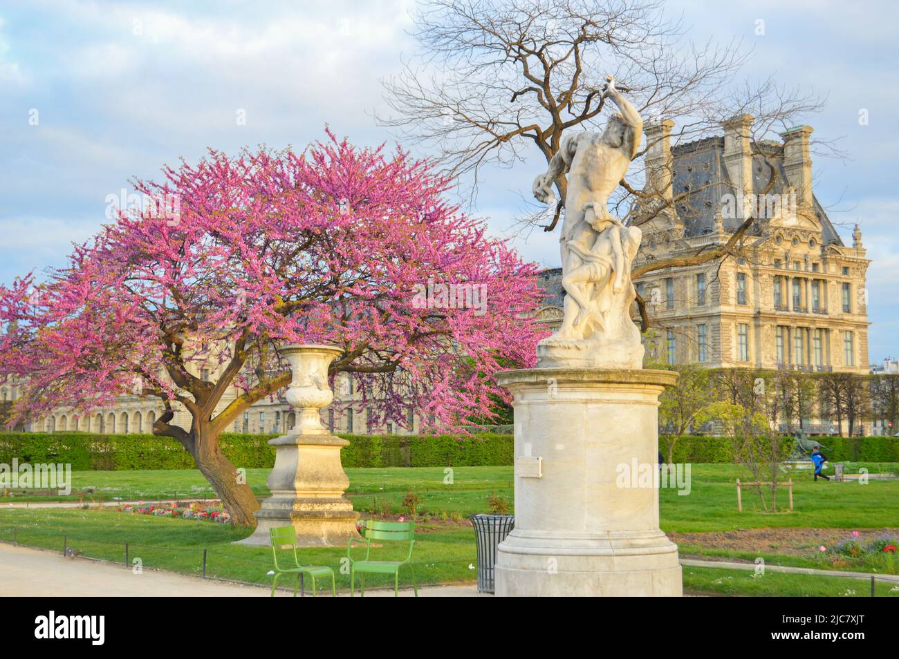 Tuileries Garden Landscape Stock Photo