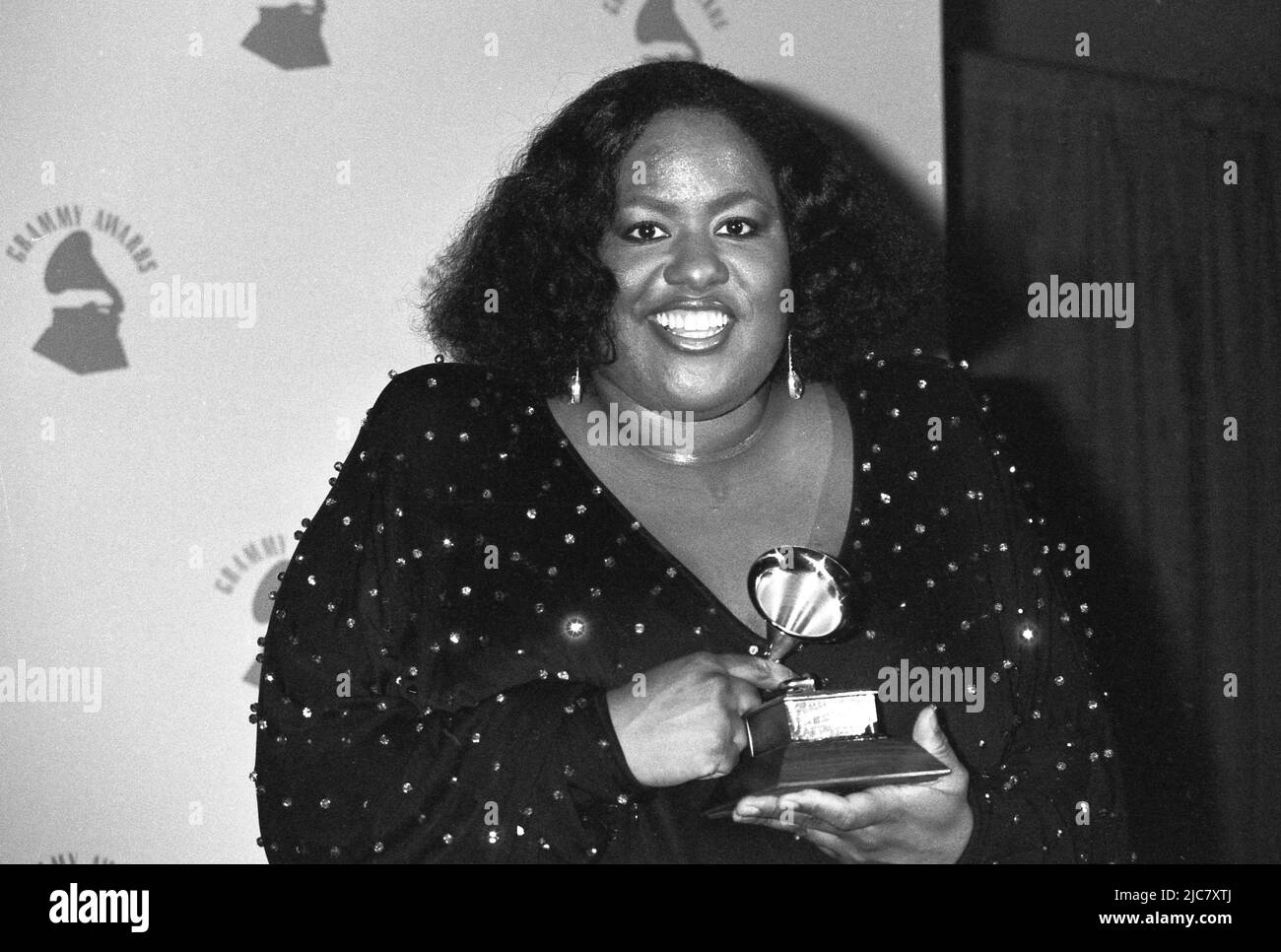Jennifer Holliday at the 28th Annual Grammy Awards on February 25, 1986