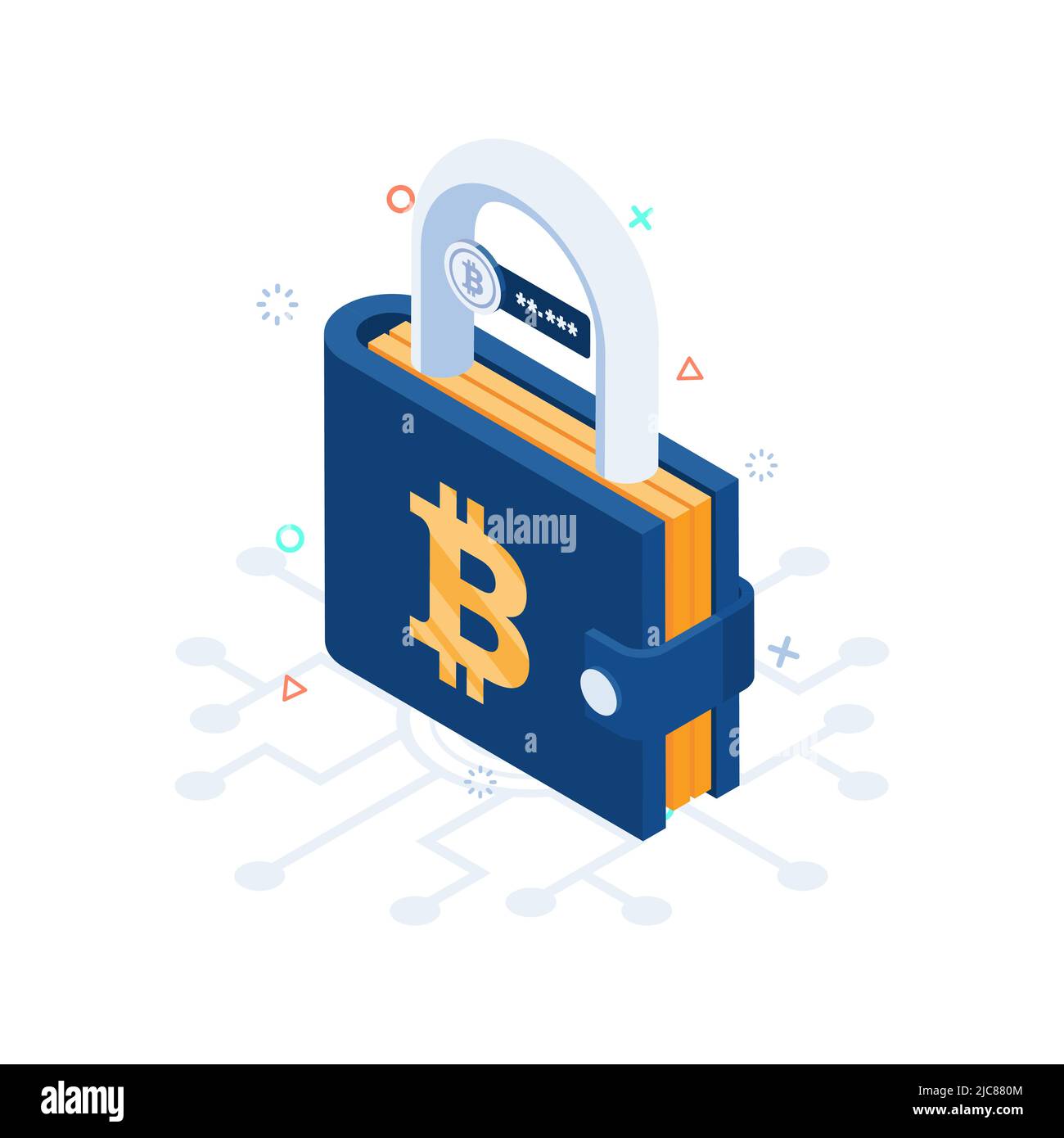 Locked bitcoin hi-res stock photography and images - Alamy