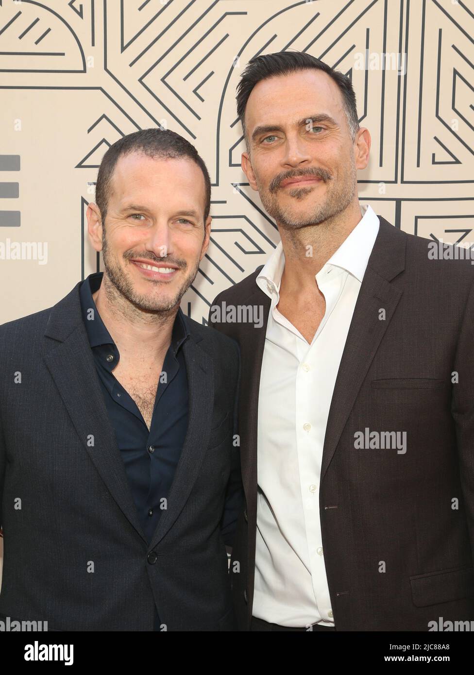 10 June 2022 Hollywood, California Jason Landau, Cheyenne Jackson