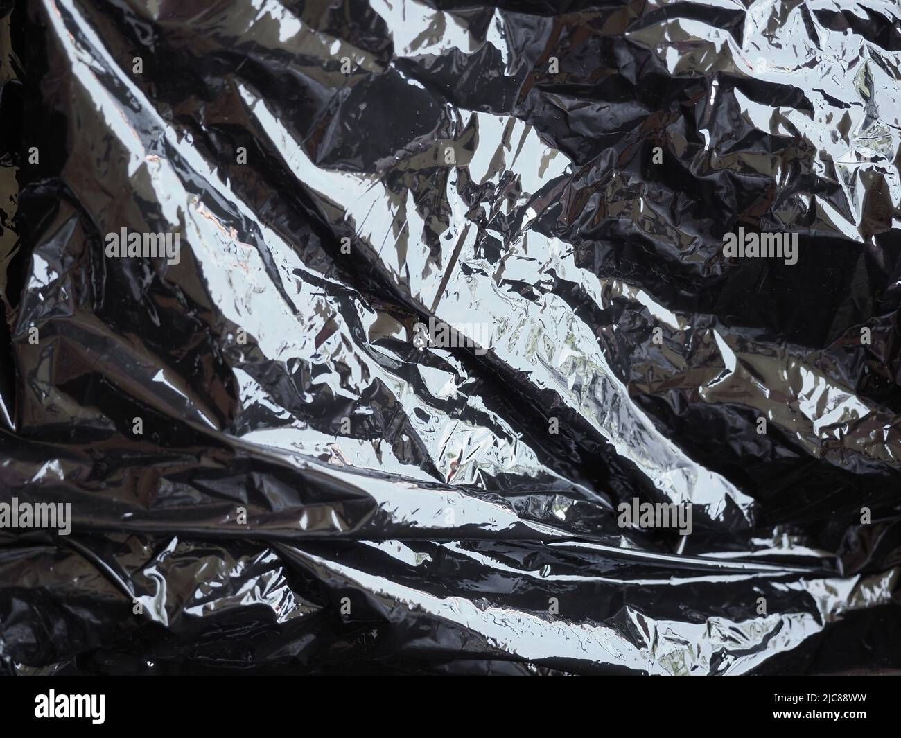 black nylon plastic texture useful as a background Stock Photo