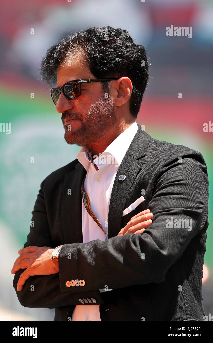 Baku, Azerbaijan. 11th June, 2022. Mohammed Bin Sulayem (UAE) FIA President. Azerbaijan Grand