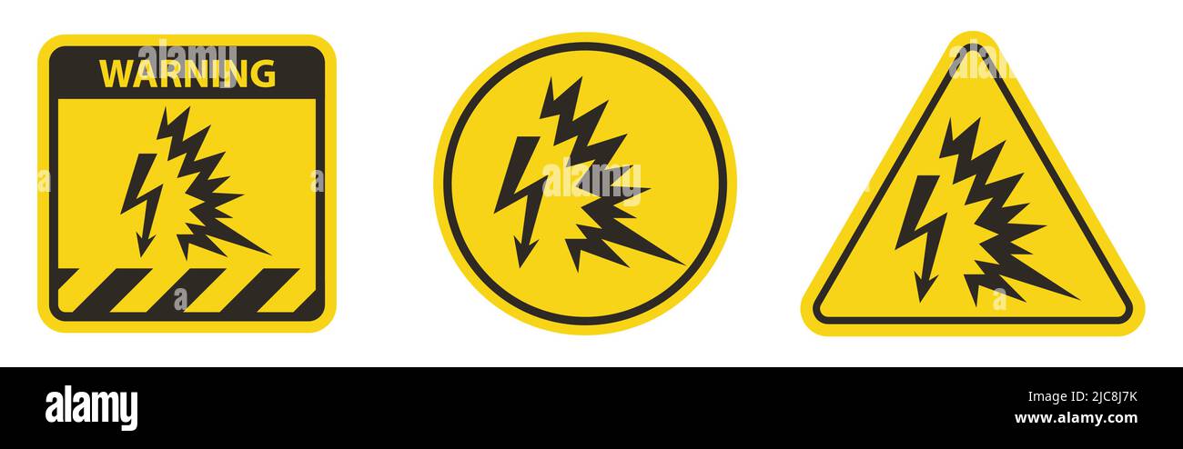 Arc Flash Symbol Sign Isolate On White Background,Vector Illustration EPS.10 Stock Vector