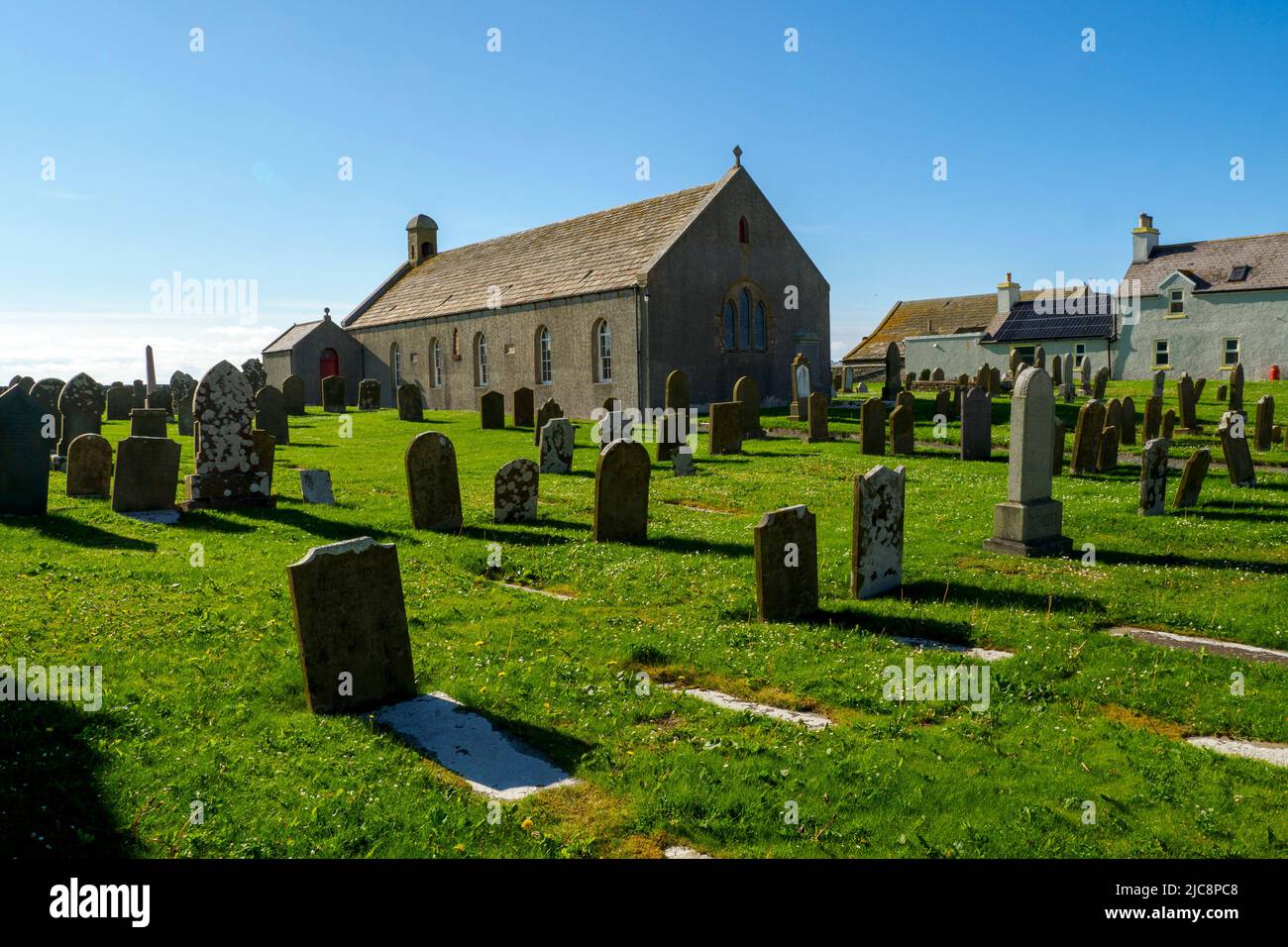 St. Magnus Church, Birsay, Orkney Stock Photo