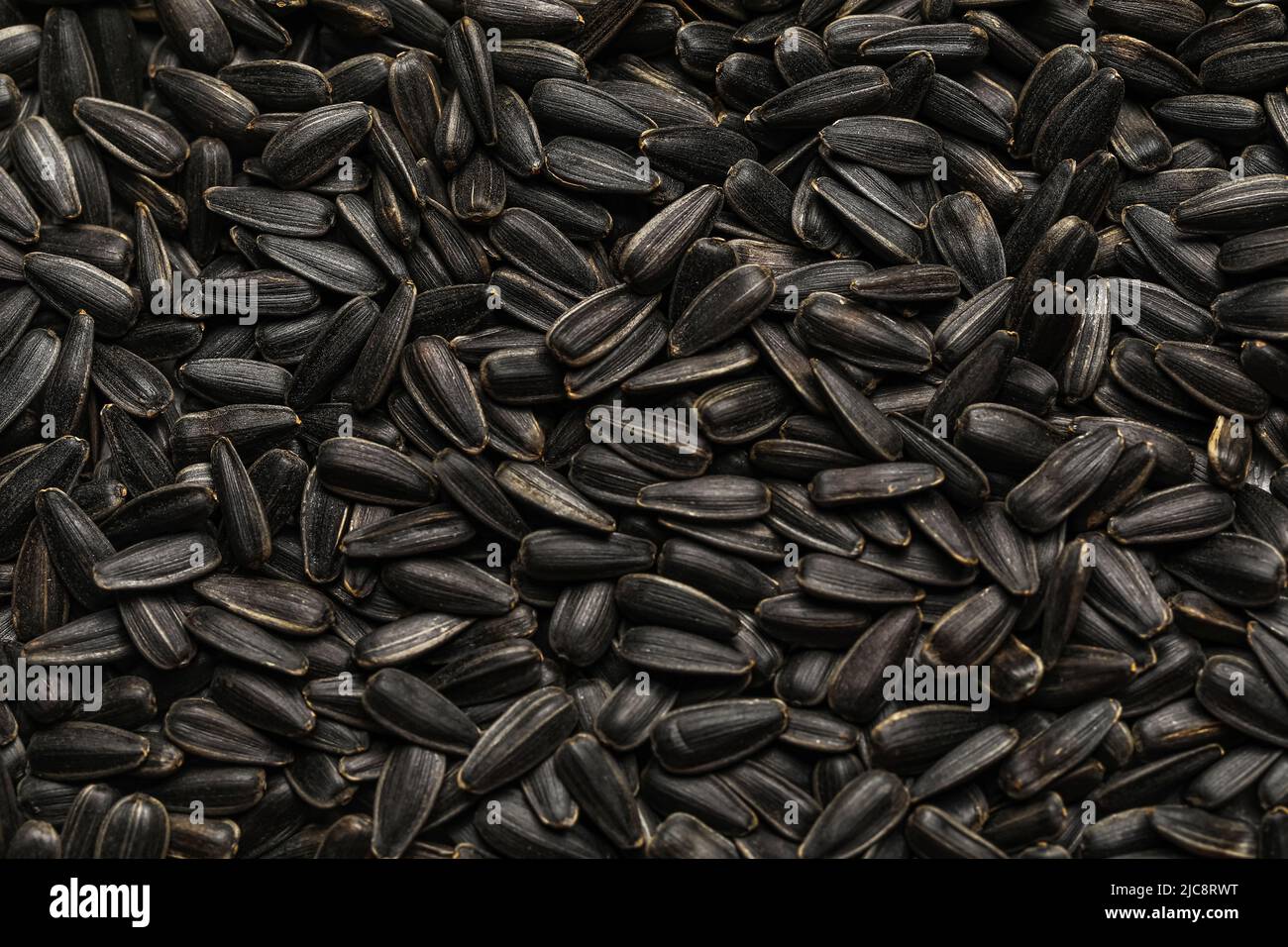 Black sunflower seeds as background Stock Photo - Alamy