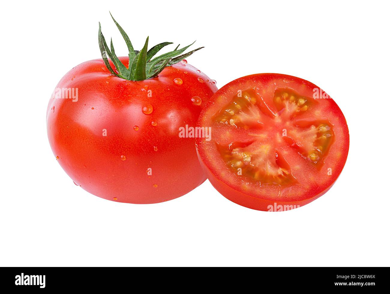 tomato isolated on white background Stock Photo - Alamy