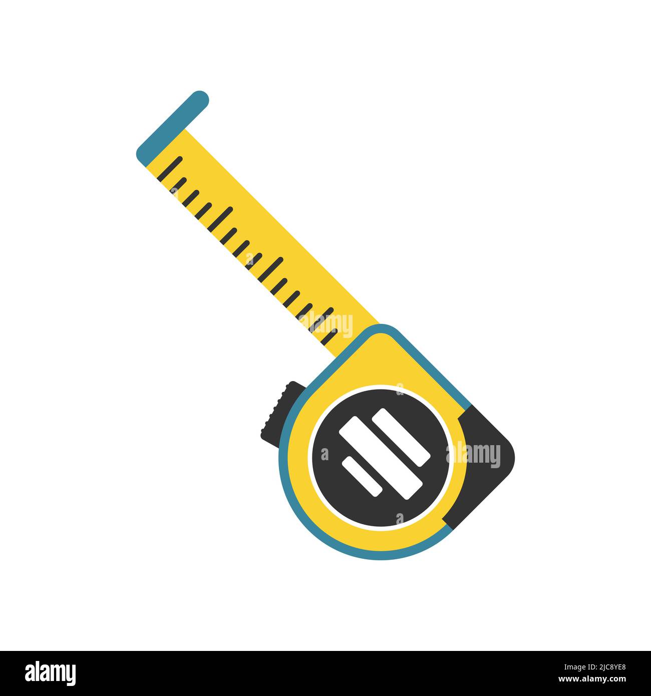 Illustration of measuring tape. Concept for body measurements Stock Vector  Image & Art - Alamy