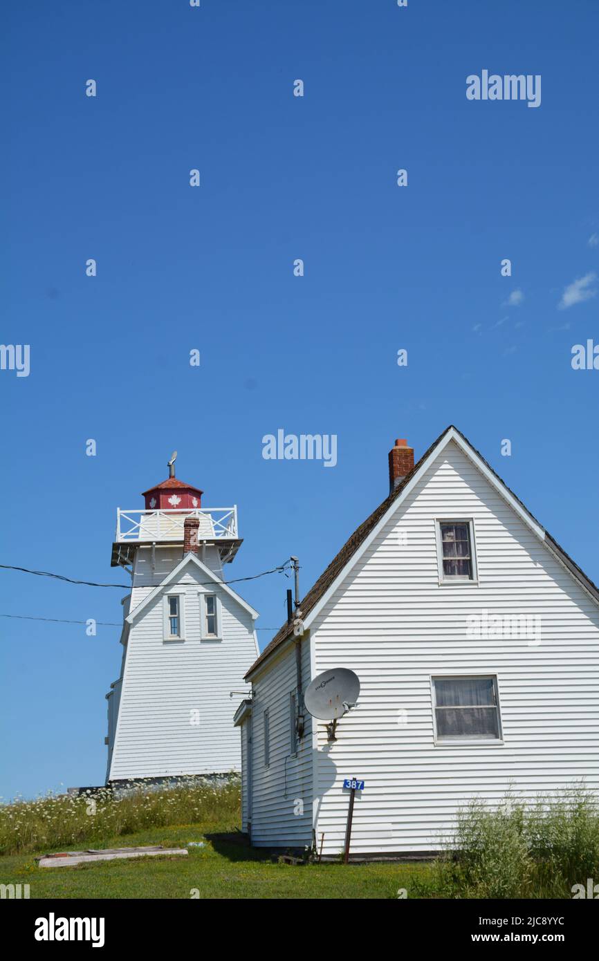 Buildings on sheltered bay near North Rustico, Prince Edward Island