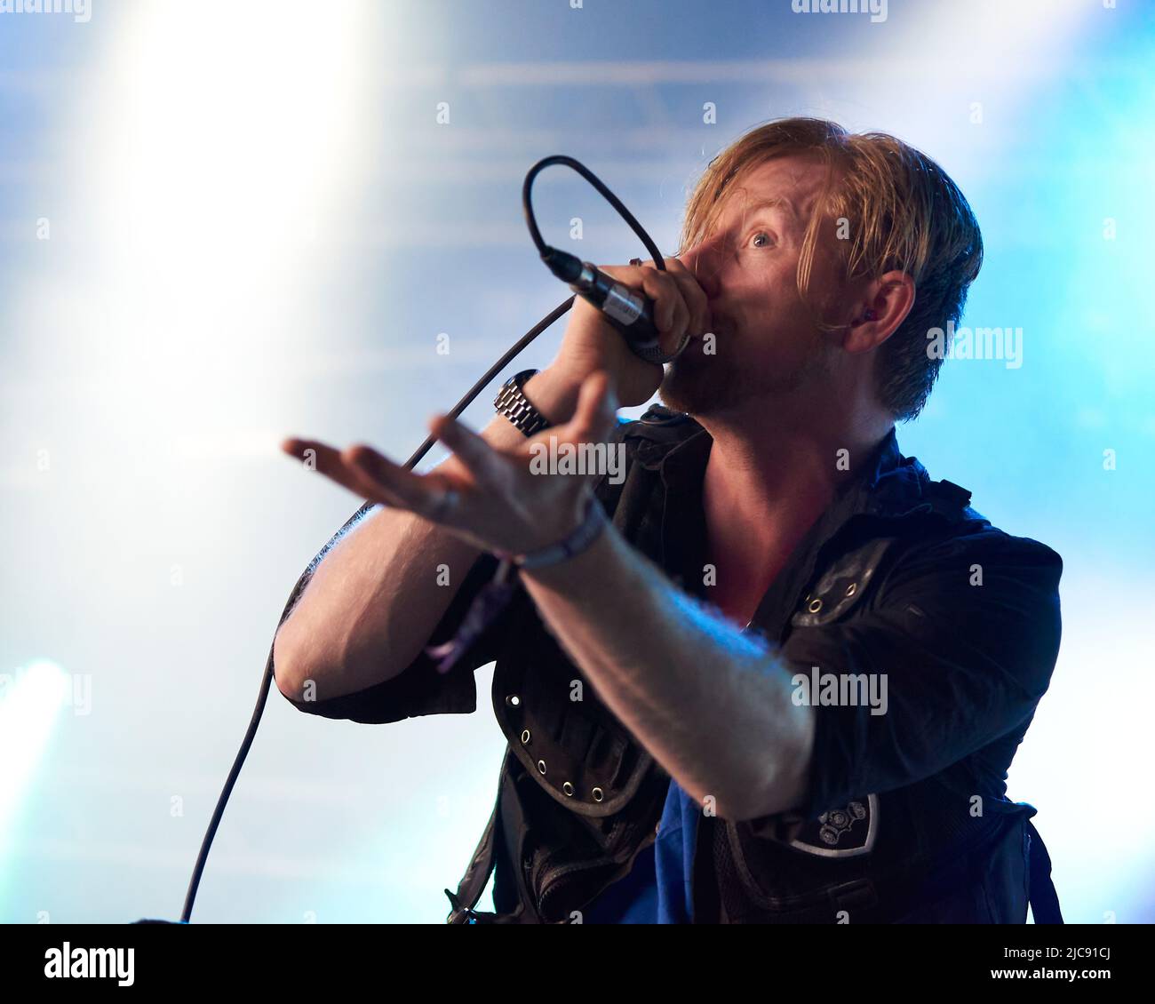 Def Con One Performs at Bloodstock Festival, Catton Park Derbyshire, UK. 09 Aug 2019. Credit: Will Tudor/Alamy Stock Photo