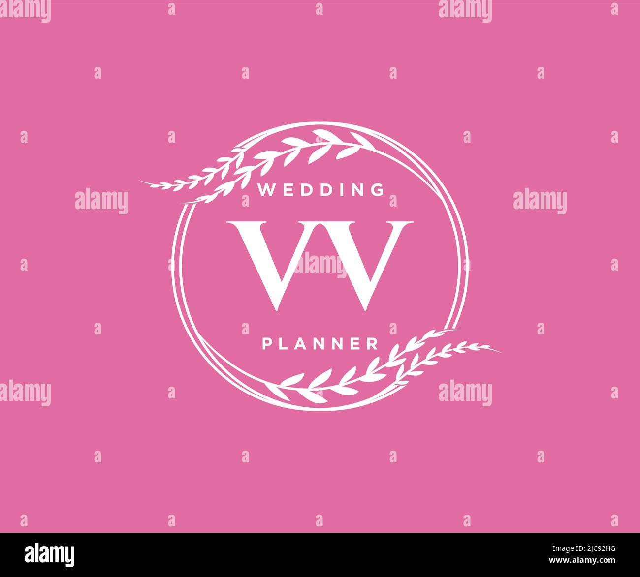 VV Initials letter Wedding monogram logos collection, hand drawn modern ...