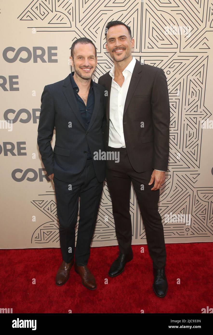 Los Angeles, Ca. 10th June, 2022. Jason Landau, Cheyenne Jackson, at