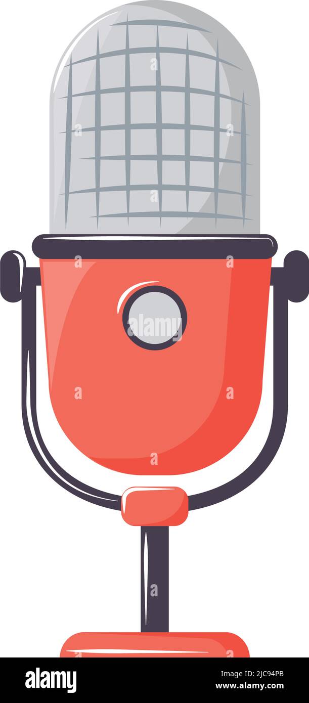 microphone flat icon Stock Vector Image & Art - Alamy