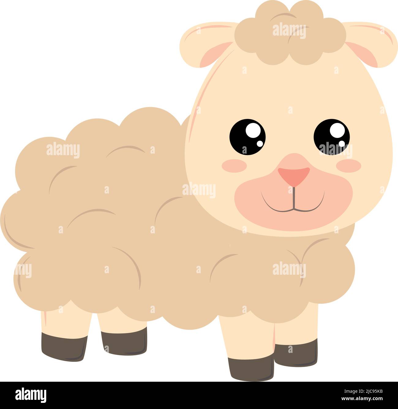cute sheep icon Stock Vector Image & Art - Alamy