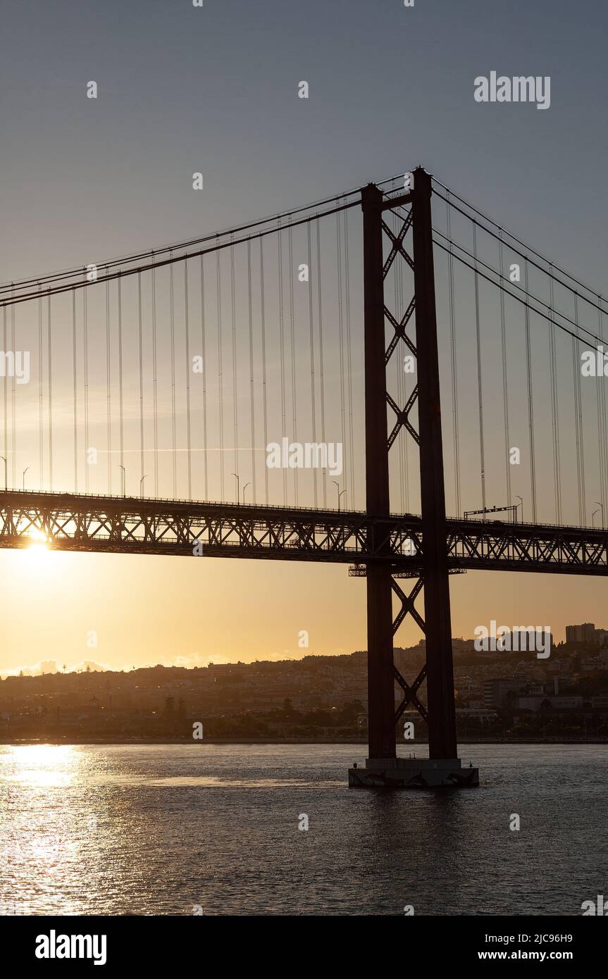 Vasco da Gama Bridge over Tagus river, Lisbon, Portugal Stock Photo - Alamy