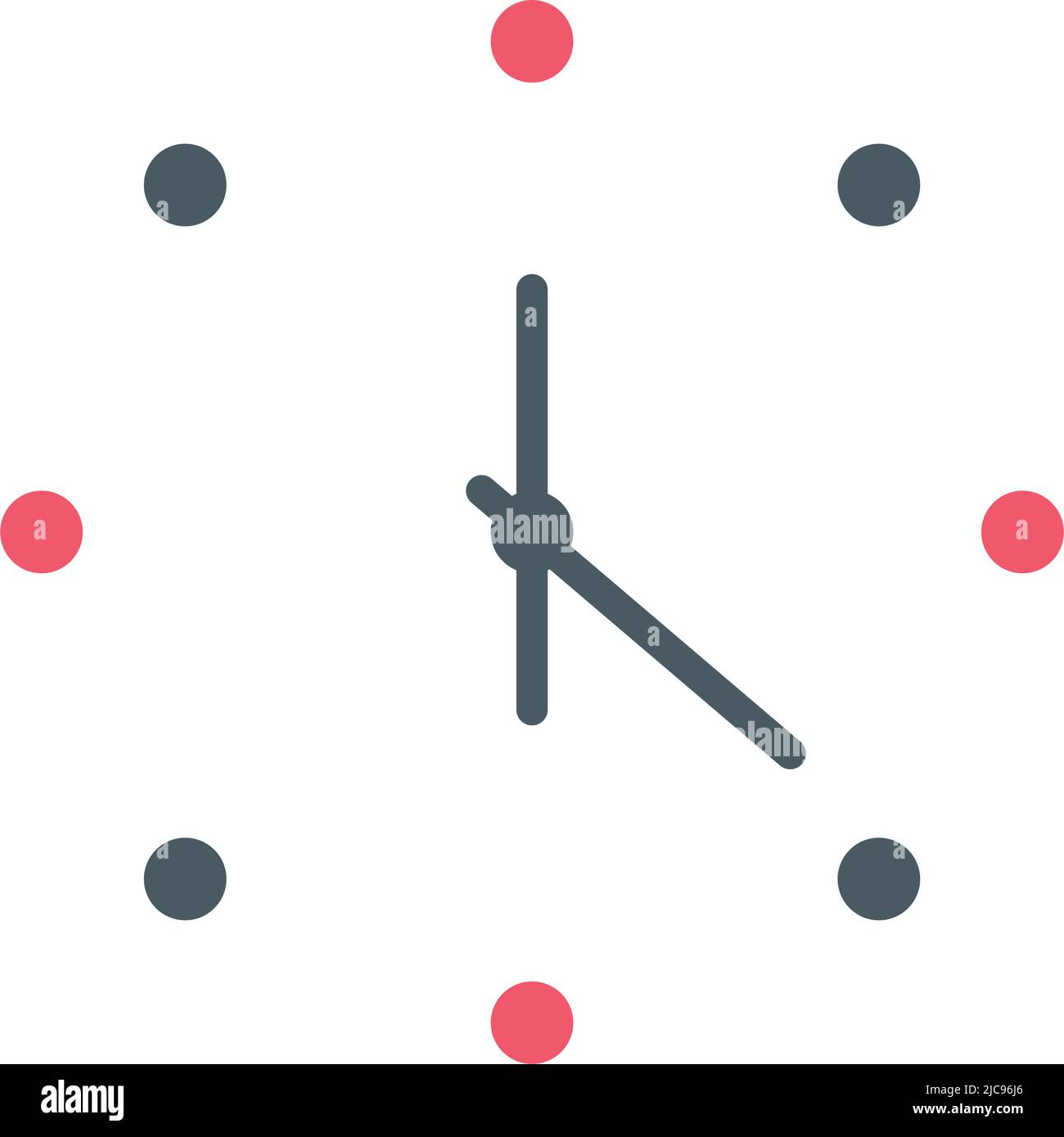 clock with dots Stock Vector Image & Art Alamy