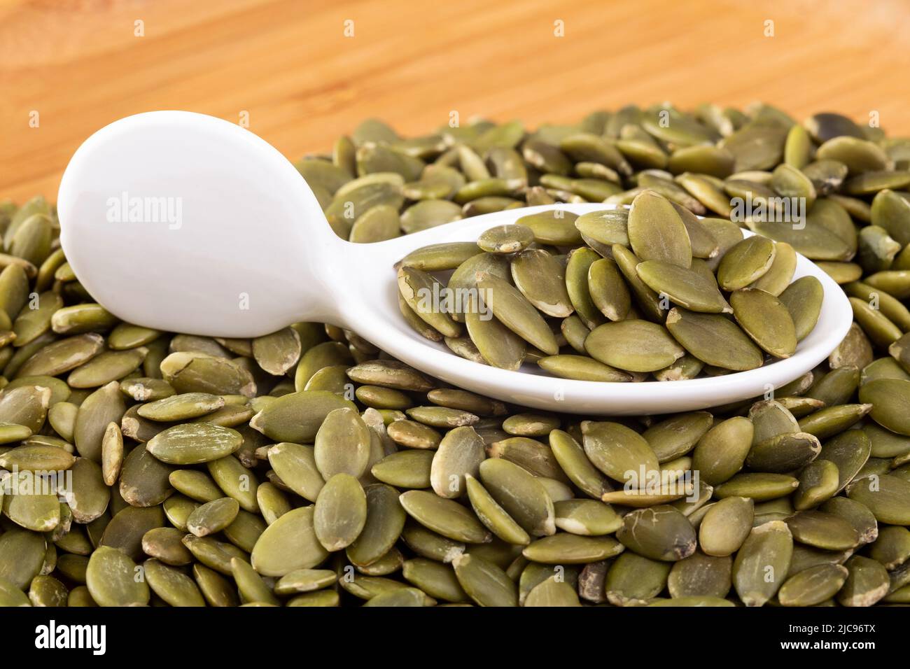 Delicious Raw Organic Pumpkin Seeds Without Shells Stock Photo Alamy
