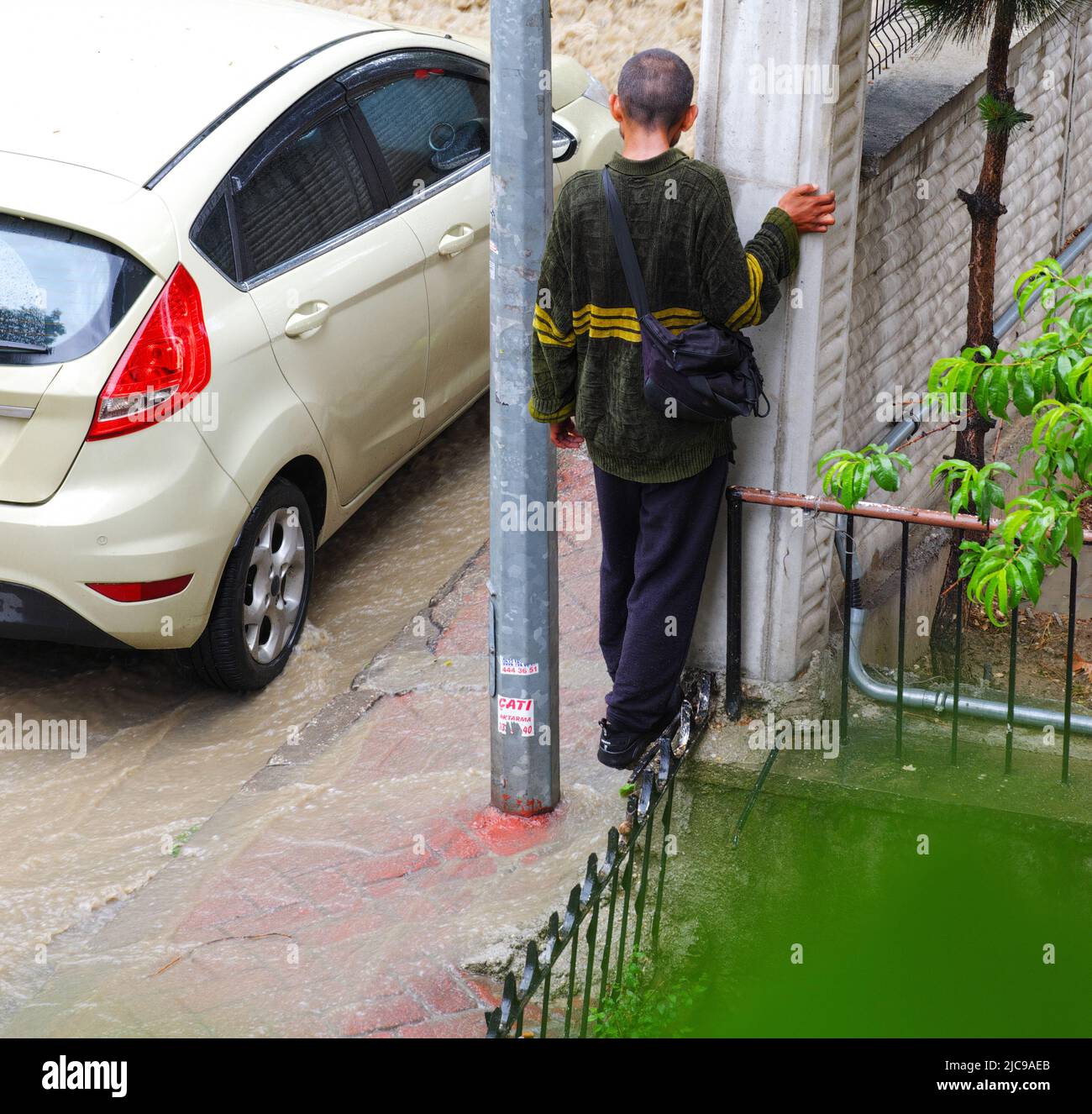 Turkey Rain Ankara, Turkey, After the rain in Ankara manholes exploded and there ...