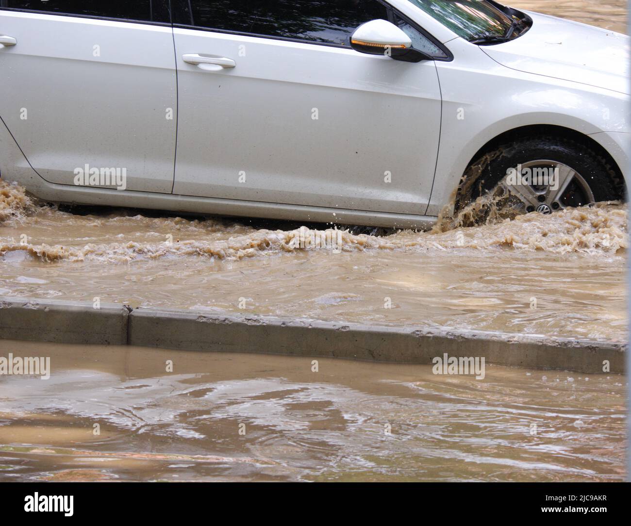 Turkey Rain Ankara, Turkey, After the rain in Ankara manholes exploded and there ...