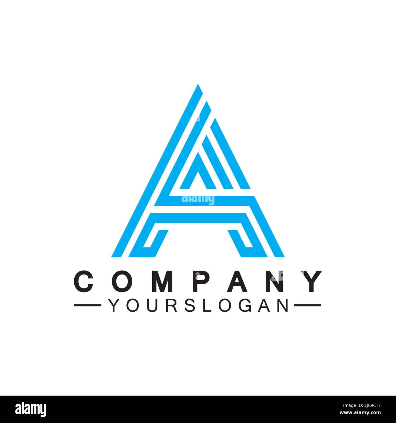 Letter A Monogram Logo Design, Brand Identity Logos Designs Vector ...