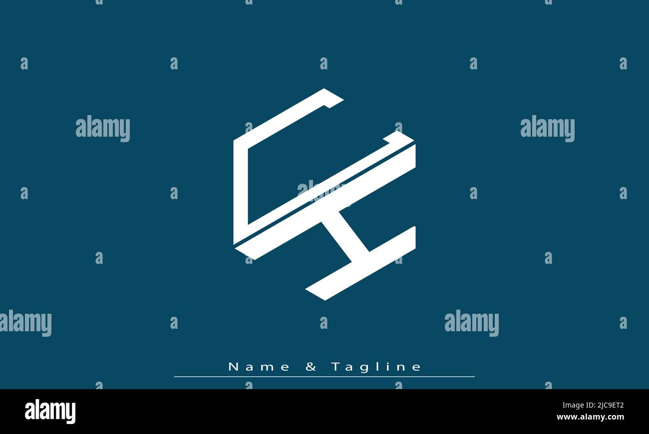Alphabet letters Initials Monogram logo CH , HC Stock Vector