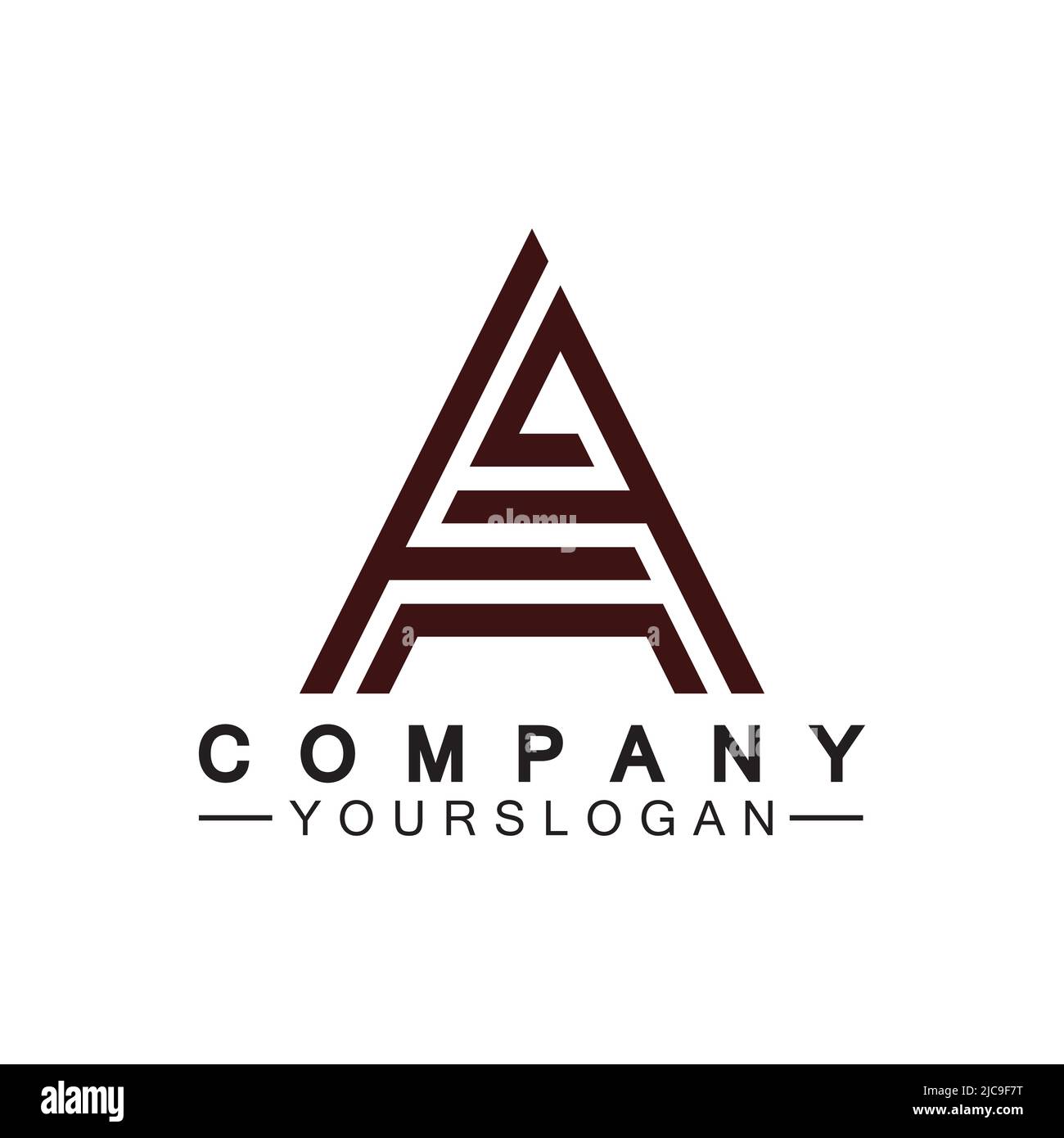 Letter A Monogram Logo Design, Brand Identity Logos Designs Vector ...