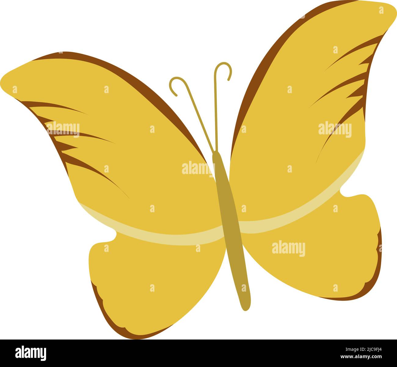 yellow butterfly icon Stock Vector Image & Art Alamy