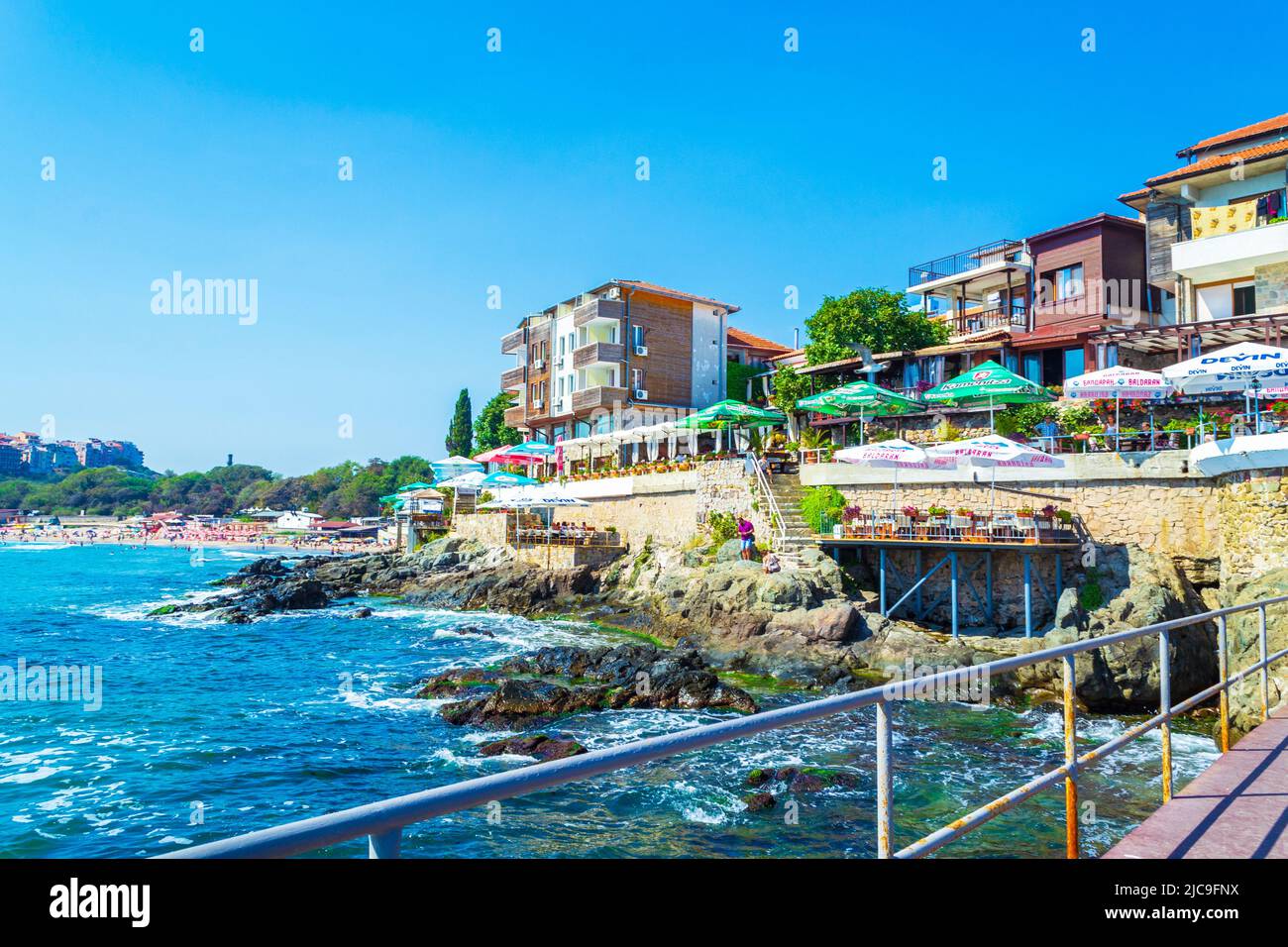 Sozopol central beach hi-res stock photography and images - Alamy