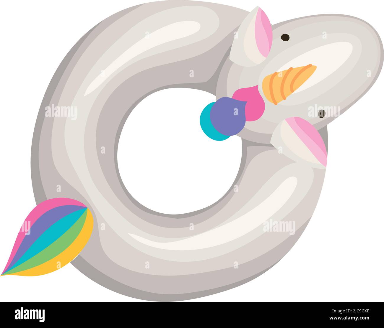 unicorn float illustration Stock Vector Image & Art - Alamy