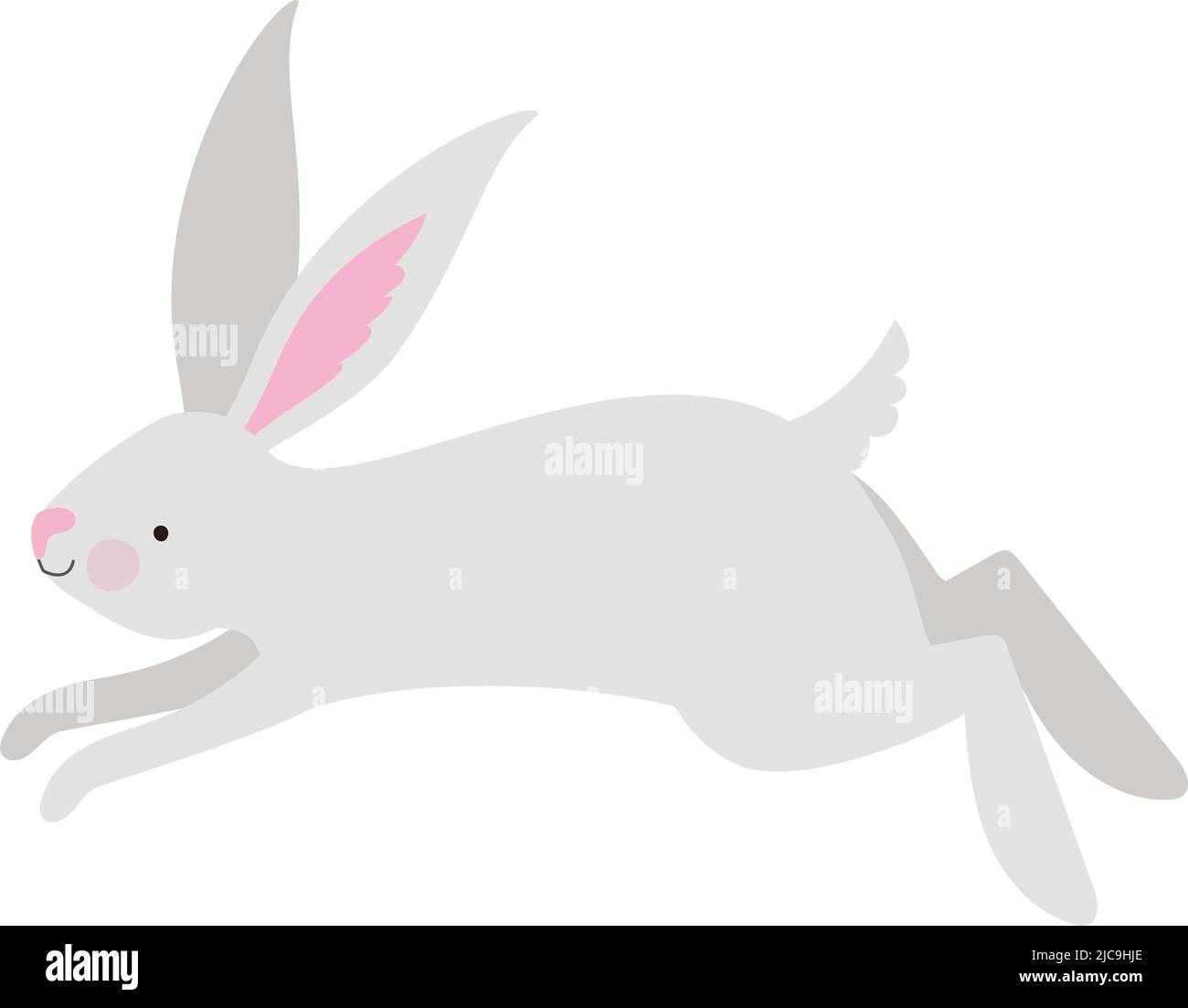 cute bunny illustration Stock Vector Image & Art - Alamy