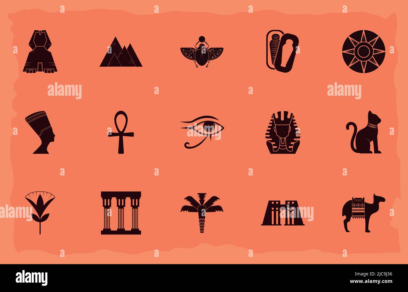 ancient egypt icon set Stock Vector Image & Art - Alamy