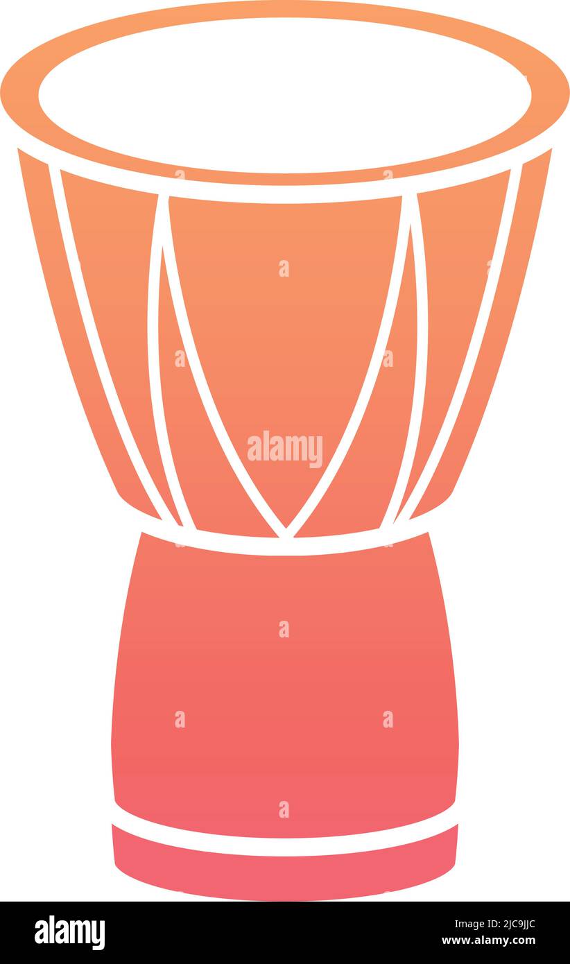 African djembe drum leather Stock Vector Images - Alamy