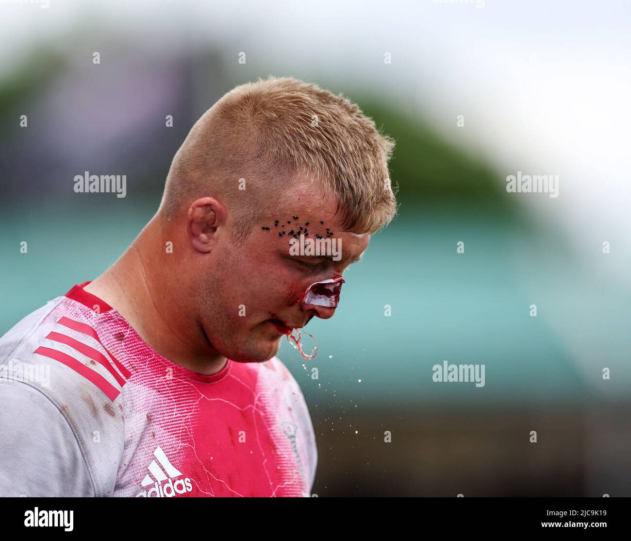 London, UK, 11th June 2022. Jack Walker of Harlequins during the Gallagher Premiership match at StoneX Stadium, London. Picture credit should read: David Klein / Sportimage Stock Photo