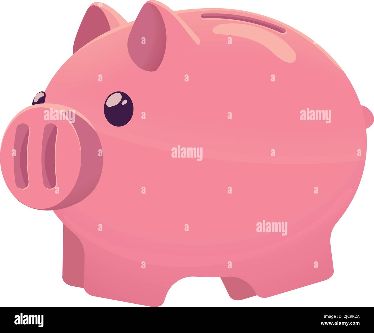 piggy bank icon Stock Vector
