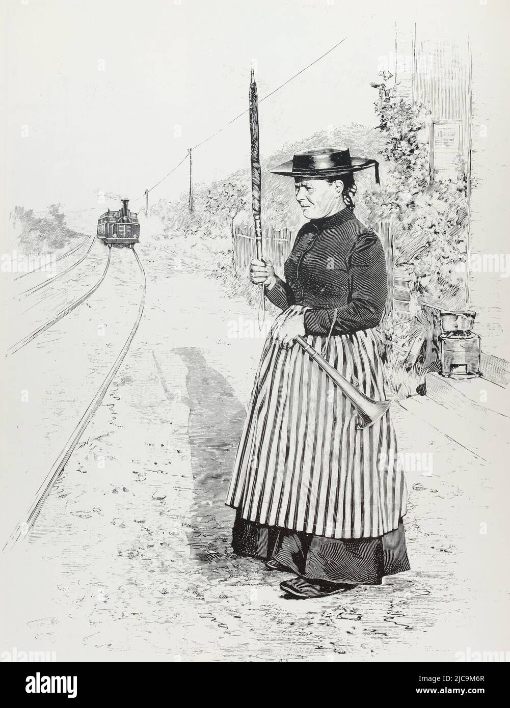 Eng translation " Railway Employees The Gatekeeper " Original in