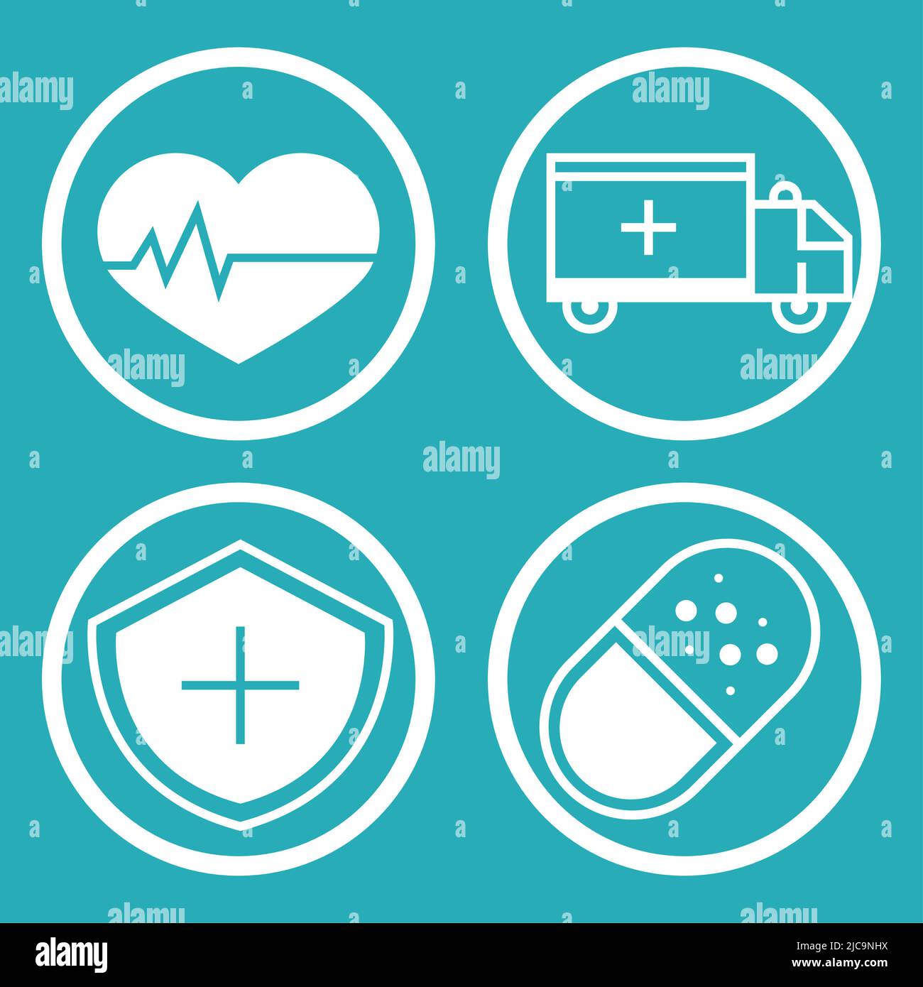 medical icon set Stock Vector Image & Art - Alamy